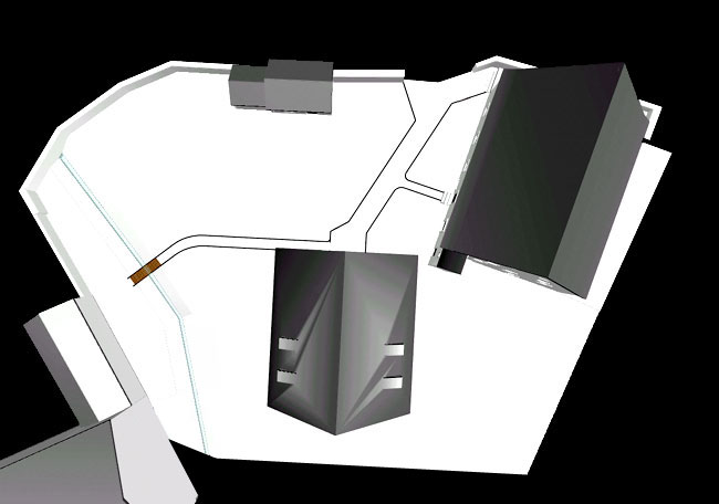 Raum der Stille - Das Baugrundst�ck